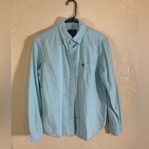 American Eagle light blue long sleeve Small